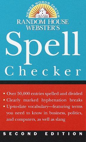 Random House: Random House Webster's spell checker. (1998, Random House)