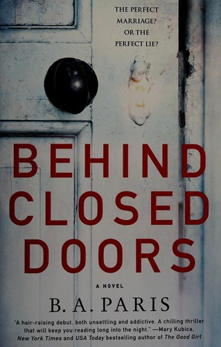 B. A. Paris: Behind closed doors (2016)