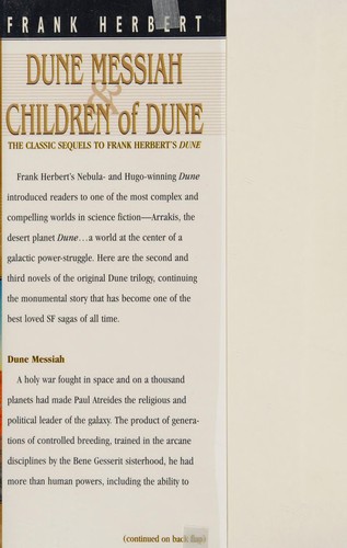 Frank Herbert: Dune messiah & Children of Dune (2002, SFBC)
