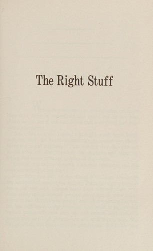 Tom Wolfe: Right Stuff (Paperback, 2005, imusti, Vintage Books USA)