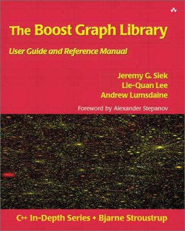 Jeremy G. Siek, Lie-Quan Lee, Andrew Lumsdaine: The Boost Graph Library User Guide and Reference Manual (With CD-ROM) (2001, Addison-Wesley Professional)