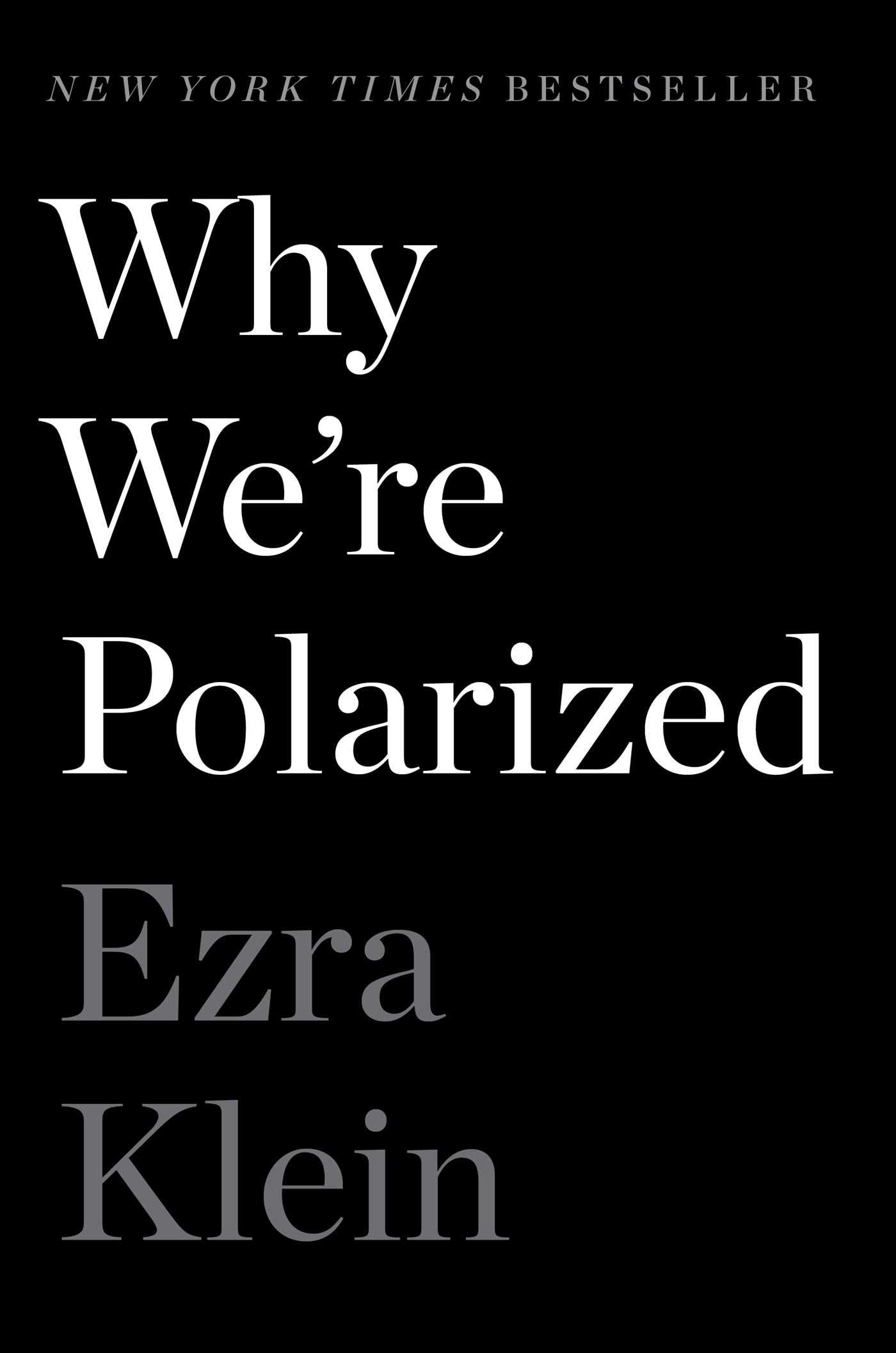 Ezra Klein: Why We're Polarized (2020, Avid Reader Press / Simon Schuster)
