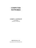 Andrew S. Tanenbaum, Andrew S. Tannenbaum: Computer networks (Hardcover, 1981, Prentice-Hall)