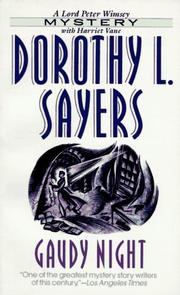 Dorothy L. Sayers: Gaudy Night (Lord Peter Wimsey Mystery) (1995, HarperTorch)