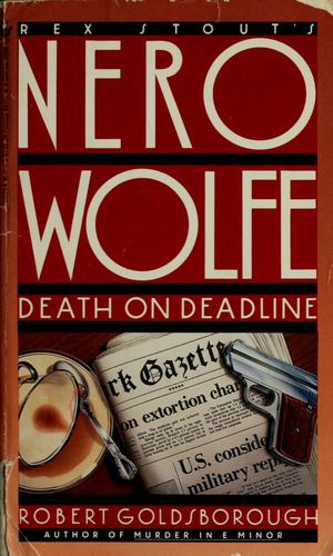 Robert Goldsborough: Death on deadline (1988, Bantam Books)
