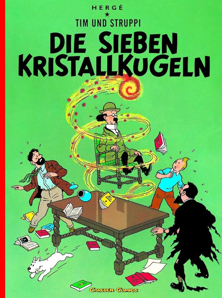 Hergé: Die sieben Kristallkugeln (Hardcover, Carlsen)