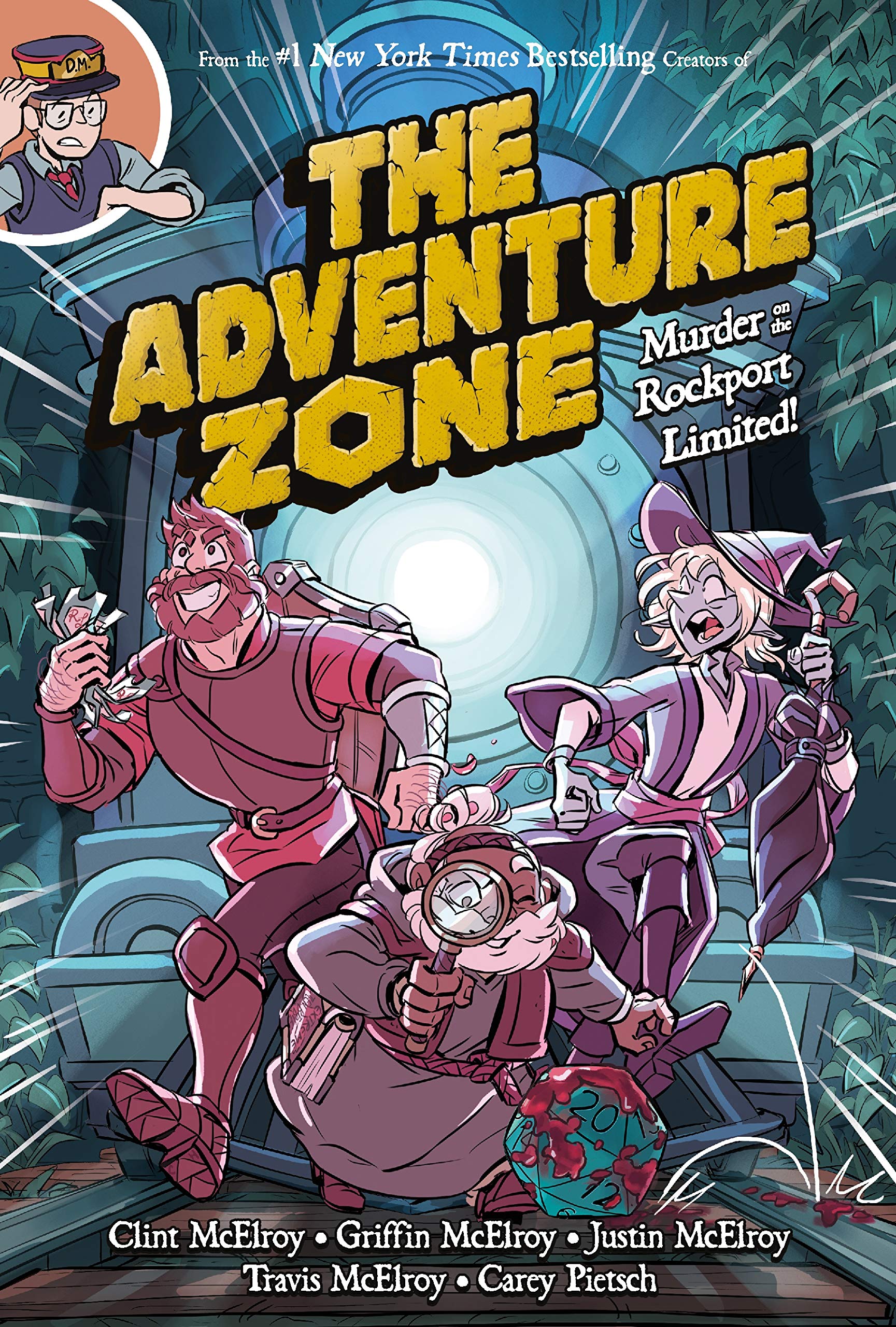Carey Pietsch, Clint McElroy, Griffin McElroy, Justin McElroy, Travis McElroy: The Adventure Zone: Murder on the Rockport Limited! (GraphicNovel, 2019, First Second)