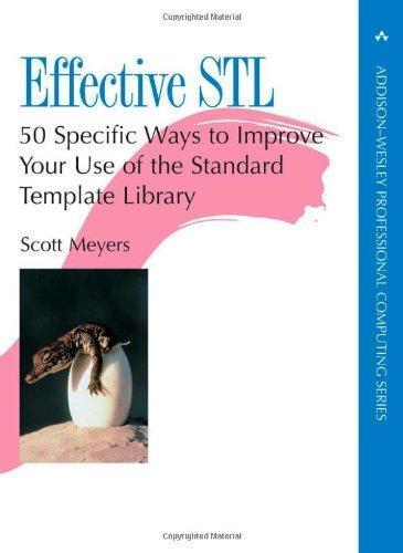 Scott Meyer: Effective STL: 50 Specific Ways to Improve the Use of the Standard Template Library (Professional Computing) (2001)