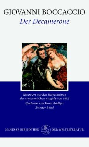 Giovanni Boccaccio: Der Decamerone, 2 Bde., Bd.2 (Hardcover, German language, 2000, Manesse-Verlag)