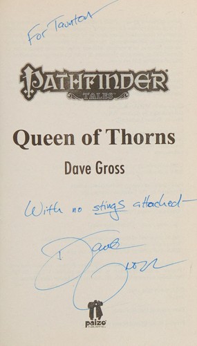 Dave Gross, James L. Sutter: Queen of Thorns (2012, Paizo Inc.)