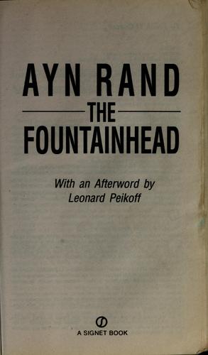 Ayn Rand: The fountainhead (Paperback, 1993, Signet)