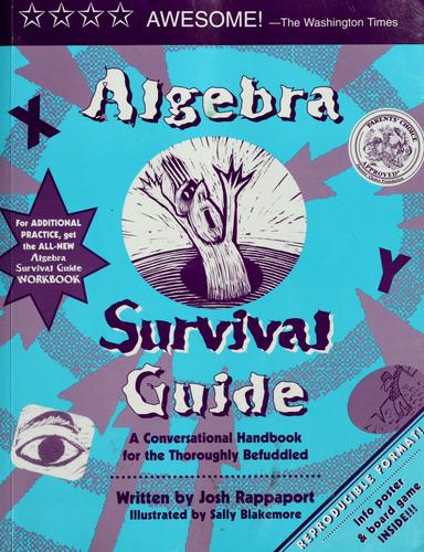 Josh Rappaport: Algebra survival guide (Paperback, 2000, Singing Turtle Press)