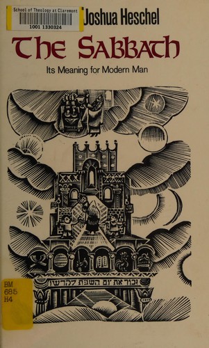 Abraham Joshua Heschel: The Sabbath (1975, Noonday Press)