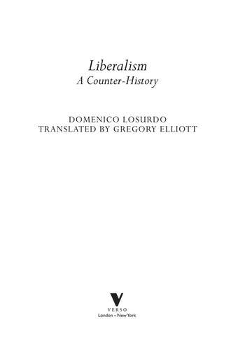 Domenico Losurdo: Liberalism (2011, Verso Books)