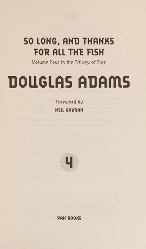 Douglas Adams: So long and thanks for all the fish (Paperback, 2016, Pan Macmillon)