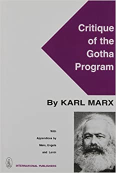Karl Marx, Karl Marx: Critique of the Gotha Program (Paperback, 1938, International Publishers Co.)