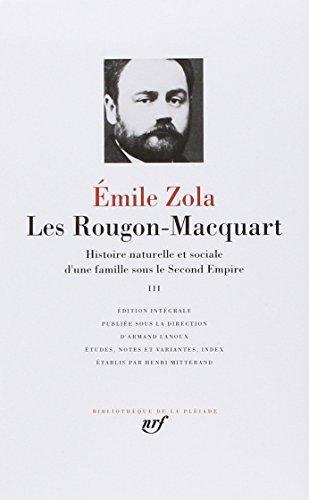 Émile Zola: Les Rougon-Macquart, tome 3 (French language, 1990)