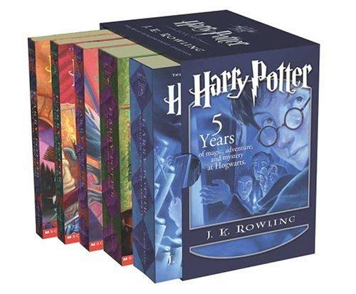 Mary GrandPré, J. K. Rowling: Harry Potter Paperback Boxed Set (Books 1-5) (2004, Scholastic Inc.)