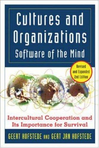 Geert H. Hofstede: Cultures and organizations software of the mind (2005, McGraw-Hill)