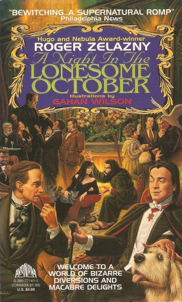 Roger Zelazny: A Night in the Lonesome October (1994, Avon)