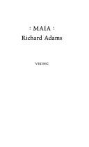Richard Adams: Maia (1985, Viking)