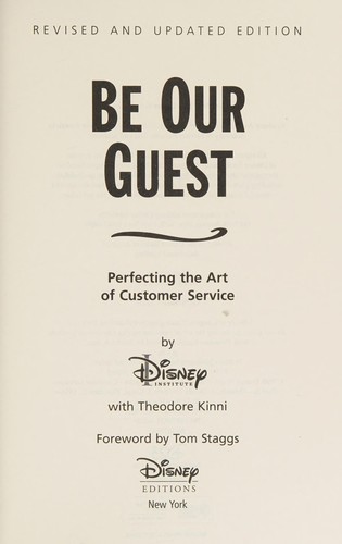 Disney Institute: Be our guest (2011, Disney Editions)