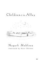 Naguib Mahfouz: Children of the alley (1996, Doubleday)