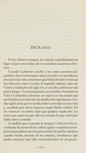 Brian L. Weiss: Muchos cuerpos, una misma alma (Spanish language, 2012, ZETA/Édiciones B)