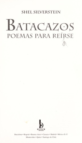Shel Silverstein: Batacazos (Spanish language, 1999, Ediciones B)