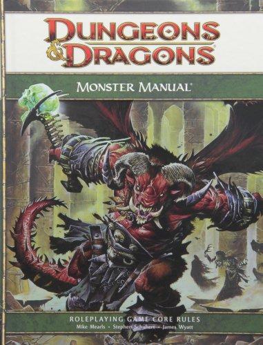 Wizards RPG Team, Mike Mearls, Stephen Schubert, James Wyatt, Wizards RPG Team: Monster Manual (Hardcover, 2008, Wizards of the Coast)