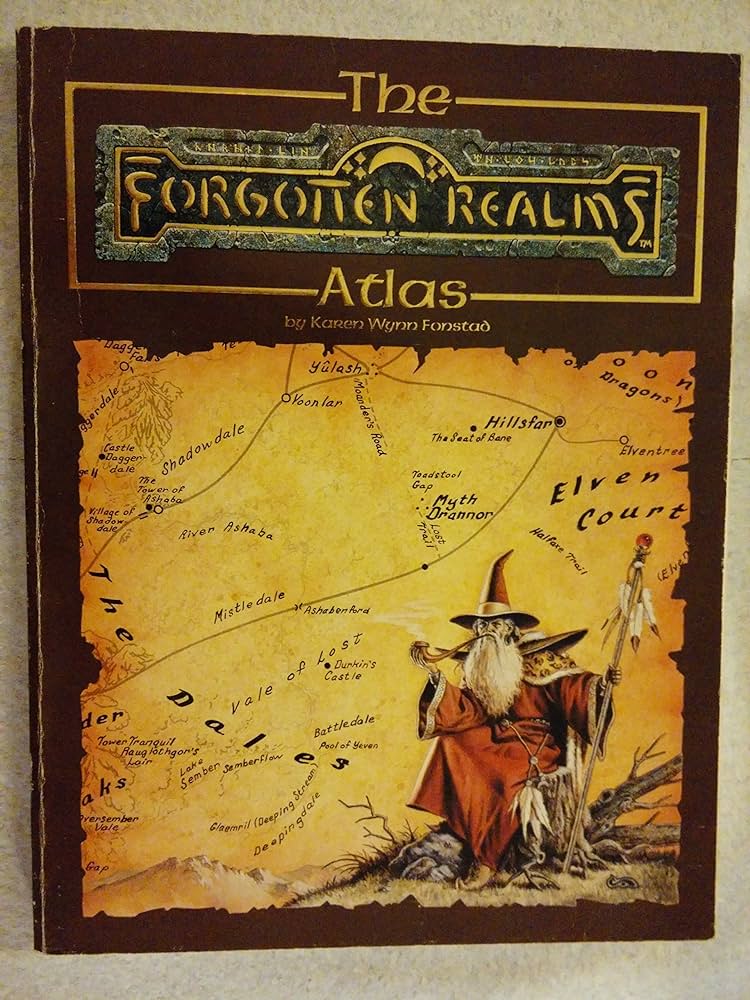 Karen Wynn Fonstad: The  Forgotten Realms Atlas (1990, TSR)