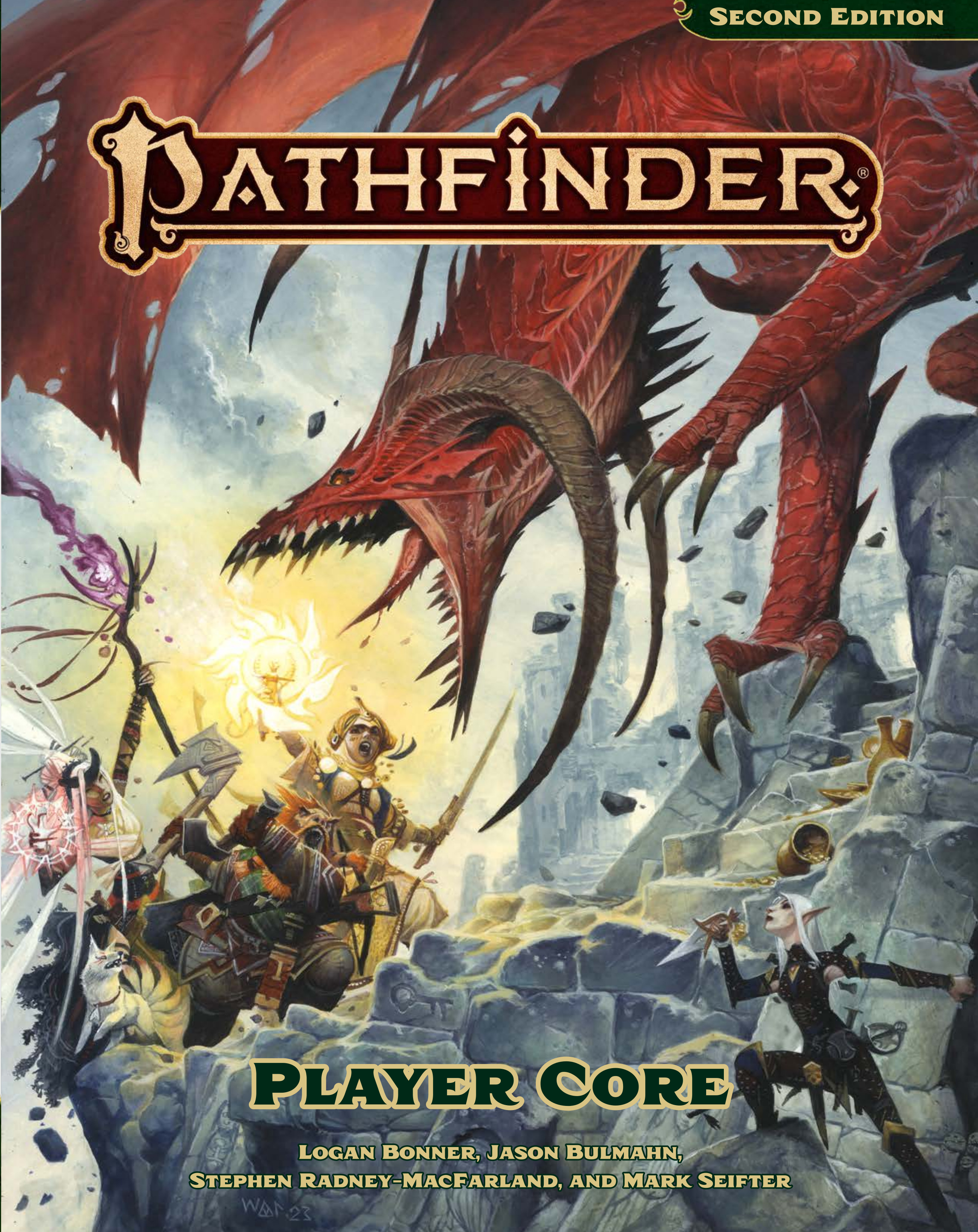 Logan Bonner, Jason Bulmahn, Stephen Radney-MacFarland , Mark Seifter: Pathfinder Player Core (2023, Paizo Inc.)