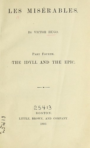 Victor Hugo: Les misérables (1893, Little, Brown & co.)