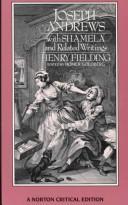 Henry Fielding: Joseph Andrews with Shamela and Related Writings (1987)