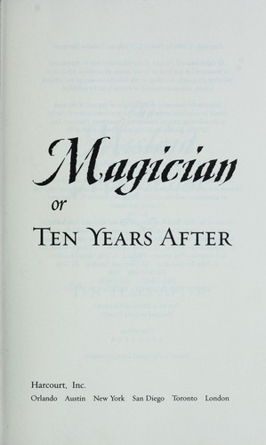 Caroline Stevermer, Patricia C. Wrede: The mislaid magician, or, ten years after (2006, Harcourt)