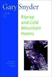 Gary Snyder: Riprap (Paperback, 2004, Shoemaker & Hoard, Distributed by Publishers Group West)