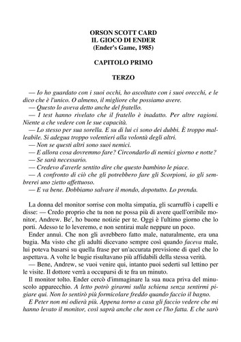 Orson Scott Card: Il gioco di Ender (Italian language, 2005, Nord)