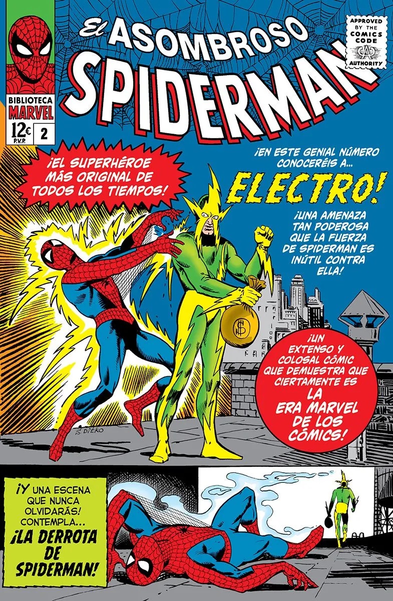 Stan Lee, Jack Kirby, Steve Ditko: Biblioteca Marvel 10. El Asombroso Spiderman 2 (Panini)