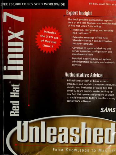 Bill Ball, David Pitts: Red Hat Linux 7 unleashed (Paperback, 2001, Sams)