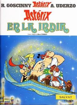 Albert Uderzo: Astérix en la India (Spanish language, 2009, Salvat)