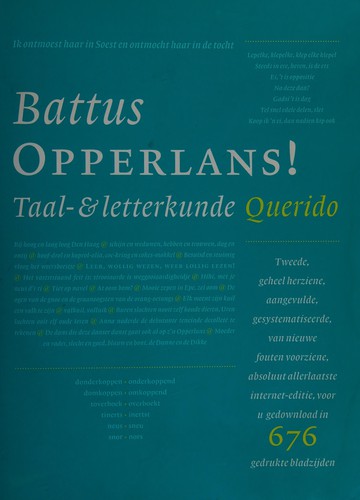 Battus: Opperlans! (Dutch language, 2002, Querido)