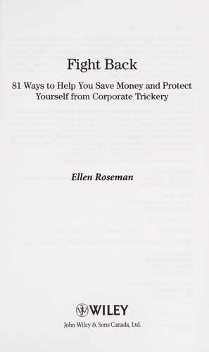 Ellen Roseman: Fight Back (2013)