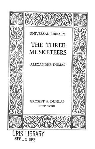 E. L. James: The three musketeers (1900, Grosset & Dunlap)