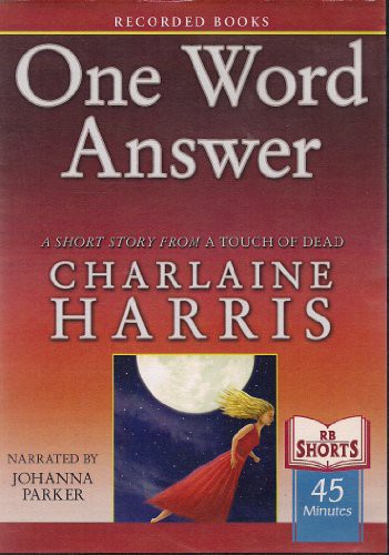 One Word Answer (AudiobookFormat, 2009, RecordedBooks)