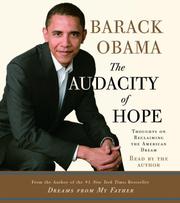 Barack Obama: The Audacity of Hope (2006, RH Audio)