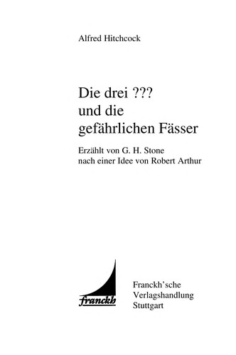 Gayle Lynds: Die drei ??? [Fragezeichen] und die gefährlichen Fässer (German language, 1990, Franckh)