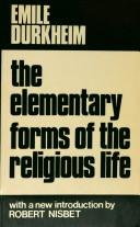 Émile Durkheim: The elementary forms of the religious life (1976, Allen and Unwin)
