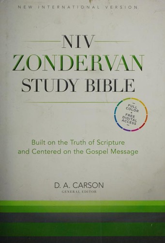 Bible: NIV Zondervan Study Bible (Hardcover, 2015, Zondervan)