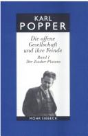 Hubert Kiesewetter, Karl Popper: Die offene Gesellschaft und ihre Feinde 1. Der Zauber Platons. (Hardcover, 2003, Mohr)