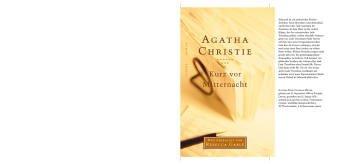 Agatha Christie: Kurz vor Mitternacht. (Hardcover, German language, 2002, Scherz)